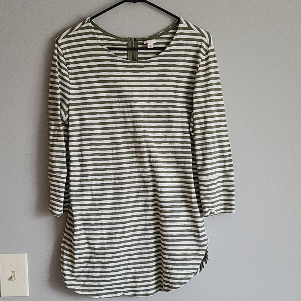 Striped green sweatee